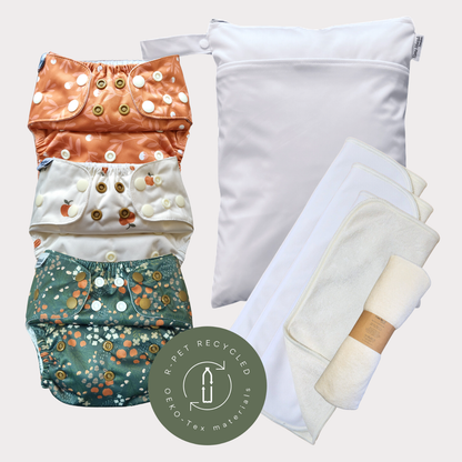 Startpaket Slim | Blöjskal/ Allt-i-ett blöja 3-15kg