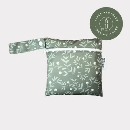 Wetbag mini - Humleblomster grön - Förvaring